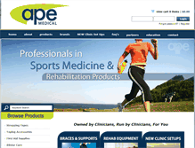 Tablet Screenshot of apemedical.com.au